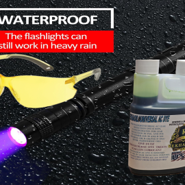 Universal Ac Leak Detection Uv Dye 8 oz Green Highly Concentrated