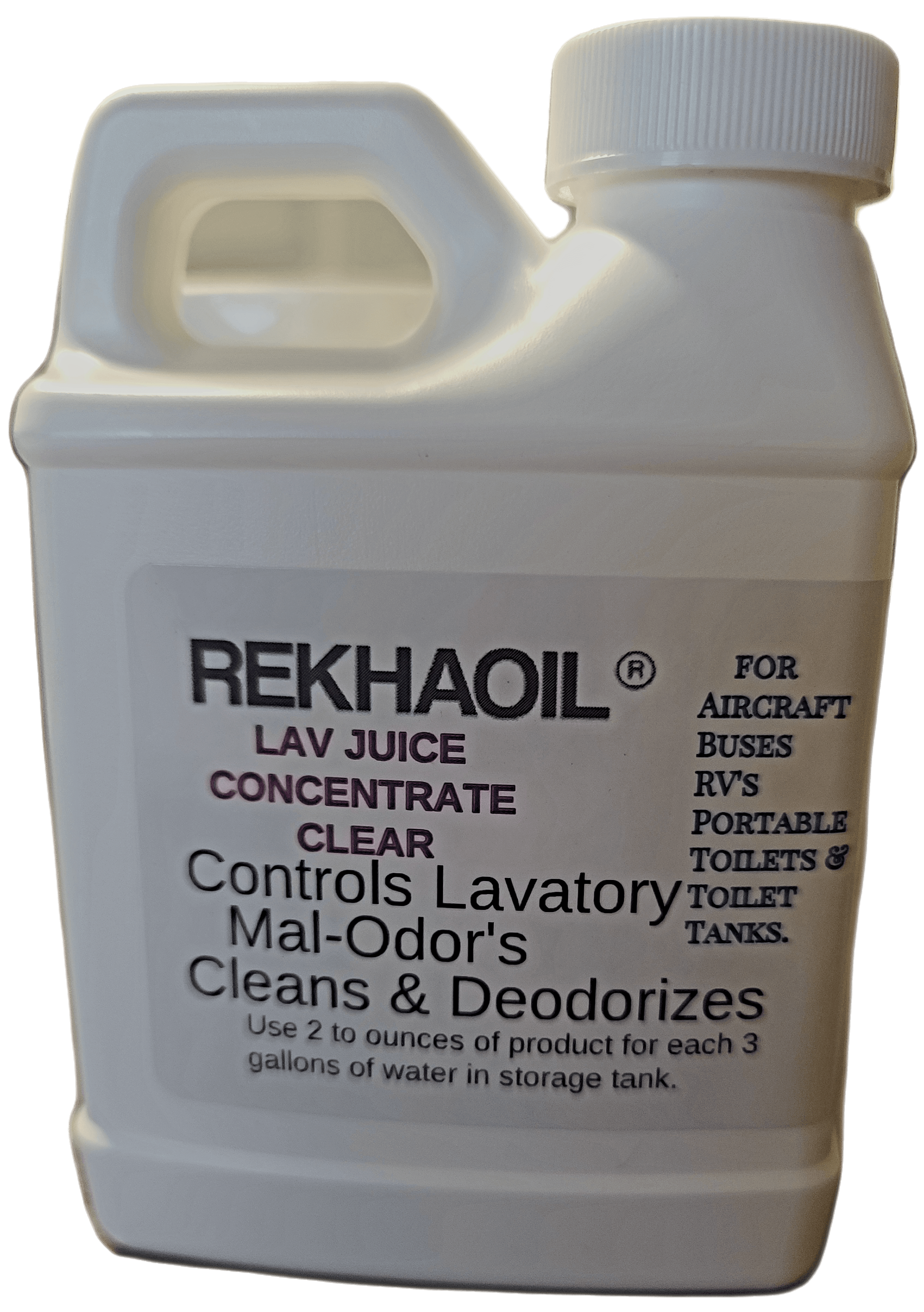 Lavatory deodorizer bottle for odor control.