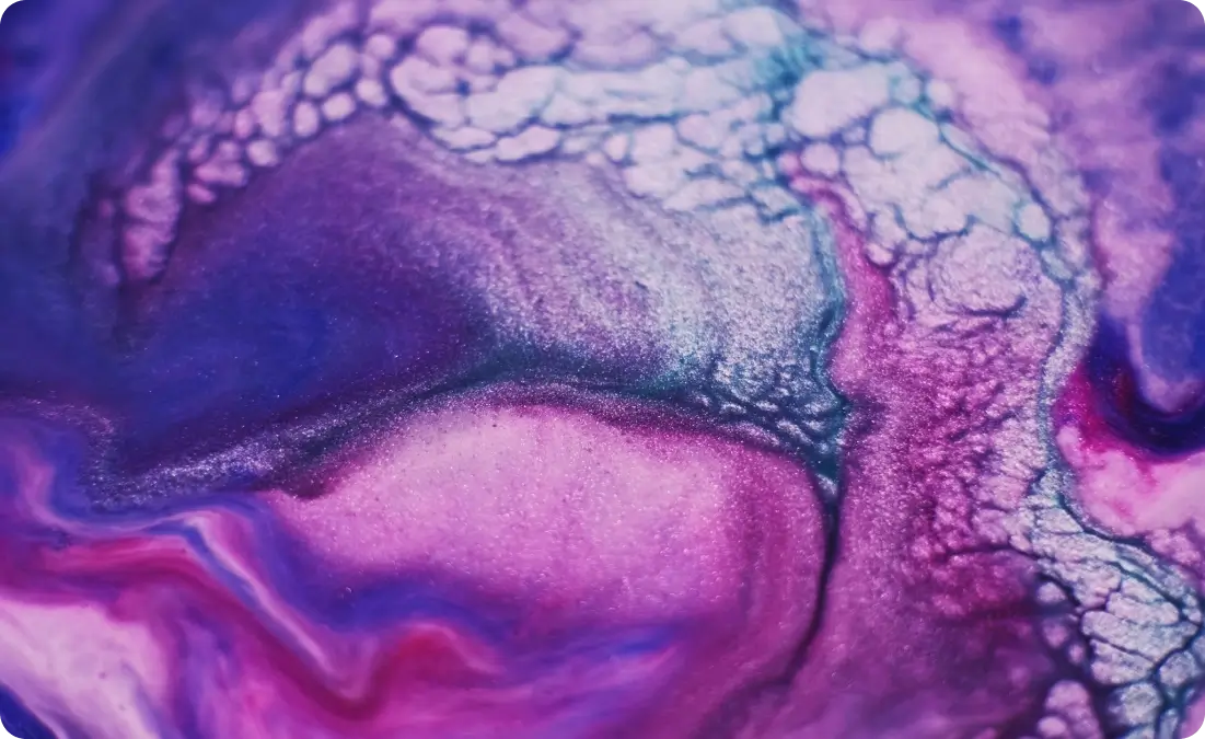 Purple and pink abstract swirling pattern.