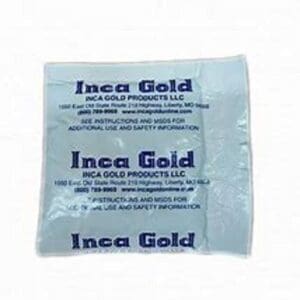 Inca Gold packaging with printed instructions.