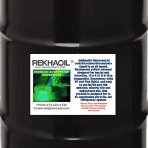 A container labeled 'REKHAOL' with product and safety information.