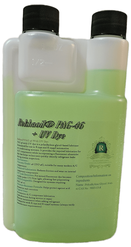 A green bottle labeled "Antimicrobial MC-45 + UV Stop" with detailed instructions.